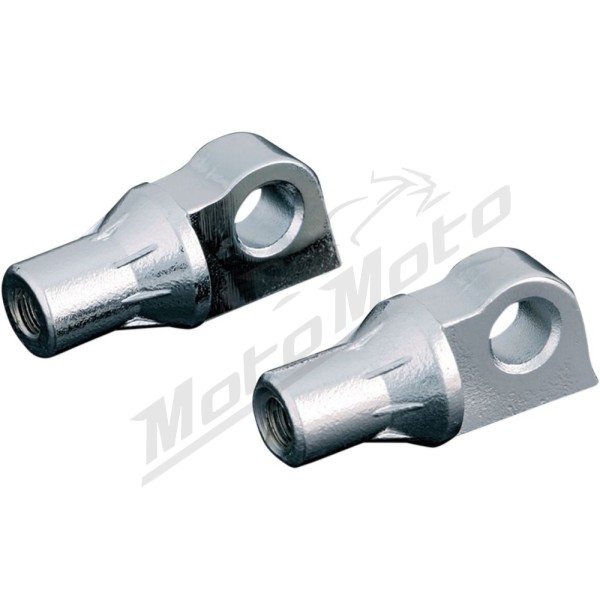 KURYAKYN Serrated Male-Mount Footpeg Mounts Harley Davidson FLD / FLHR / FLHT / FLHX / FLRT / XL / XR 500/1977 83-24