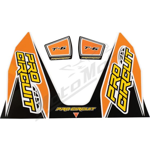 PRO CIRCUIT T-6 Duslintuvų lipdukai