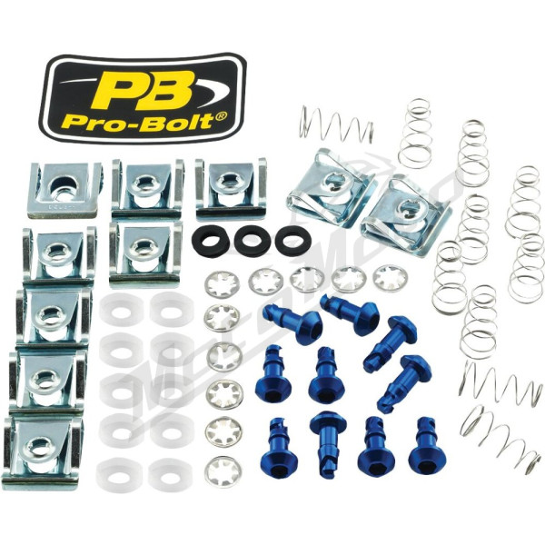PRO BOLT Aluminium Quick Release Studs 10pcs. 17 x 4 mm