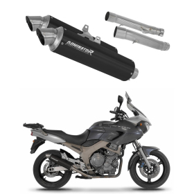Dimonator Exhaust Silencer Muffler GPF BLACK + dB killer Yamaha TDM 900 02-13