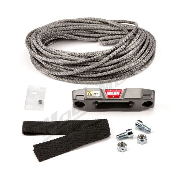 WARN Gervės troso kompl. sintetinis 4.7mm / 15.24m
