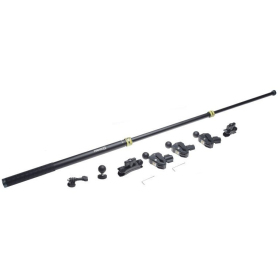 Telescopic action camera mount kit