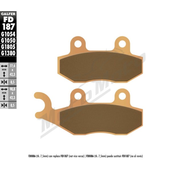 GALFER HH Sintered Brake Pads
