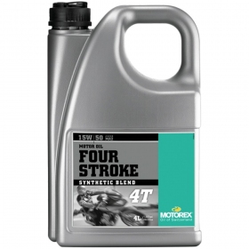 MOTOrex 4-STROKE 15W/50 Synthetic Oil - 4T - 4L