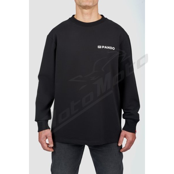 PANDO MOTO TOMMY DON'T DIE BLACK Oversized Long sleeve T-shirt Unisex