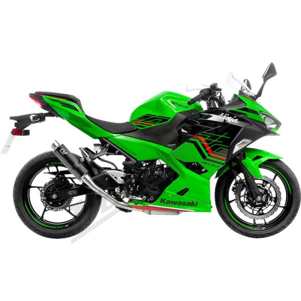 LEOVINCE GP Corsa Slip-On Muffler KAWASAKI Z 400 19-25/NINJA 400 24-25