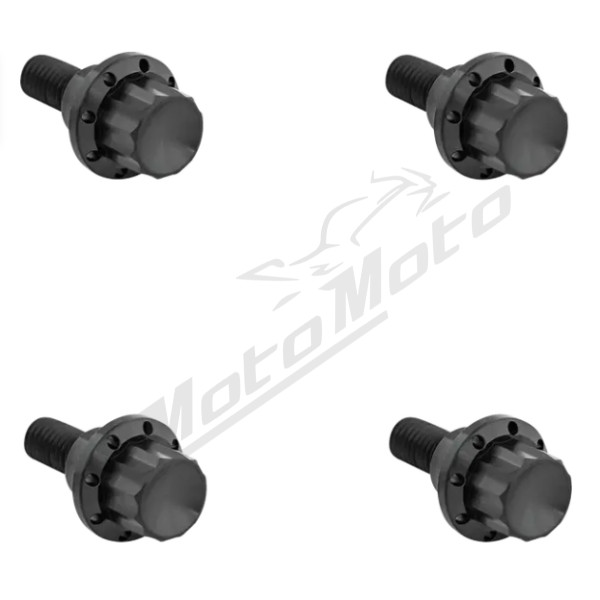 ARLEN NESS Windshield Titanium 12-Point Bolt Kit M8