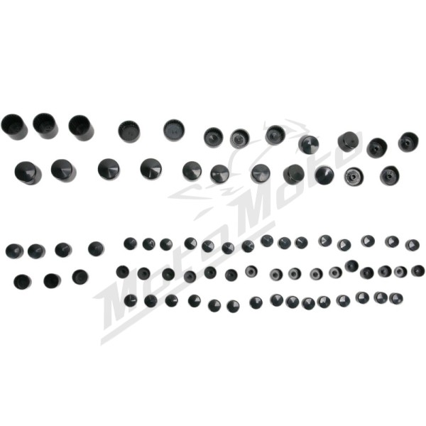 DRAG SPECIALTIES Standard Engine Bolt Cover Kit Harley Davidson FLD / FXD / FXDB / FXDBA / FXDBB 1450-1800cc 06-17