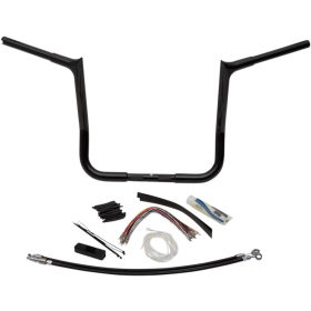 FAT BAGGERS INC. PointedTop Handlebar Kit Black 91.5x35.5cm Harley Davidson FLHTC / FLHTCUSE / FLHTK / FLHX 1584-1800 08-13 