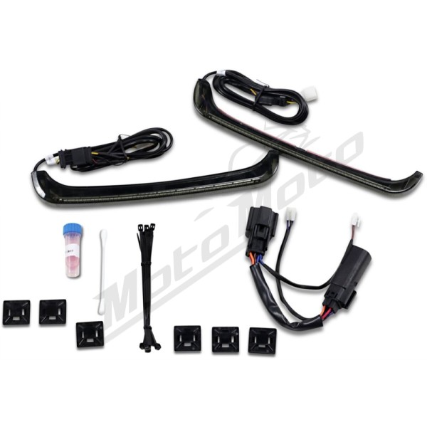 CUSTOM DYNAMICS LED Low-Profile BAGZ™ Accent Lights Harley Davidson FLH / FLHR 1690-1923cc 14-24