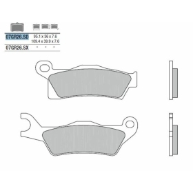 BREMBO Off-Road Sintered stabdžių trinkelės BMW / CAN AM / SUZUKI 400-800cc 1981-2015
