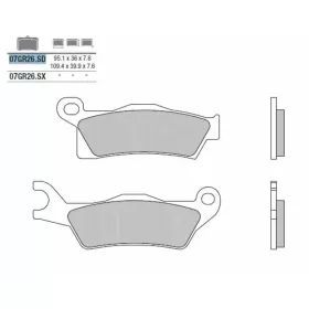 BREMBO Off-Road Sintered stabdžių trinkelės BMW / CAN AM / SUZUKI 400-800cc 1981-2015