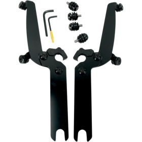 MEMPHIS SHADES HD Sportshield Trigger-Lock Complete Mount Kit Harley Davidson FLS / FLSTC / FLSTF / FLSTFI / FLSTN 1340-1800 84-17