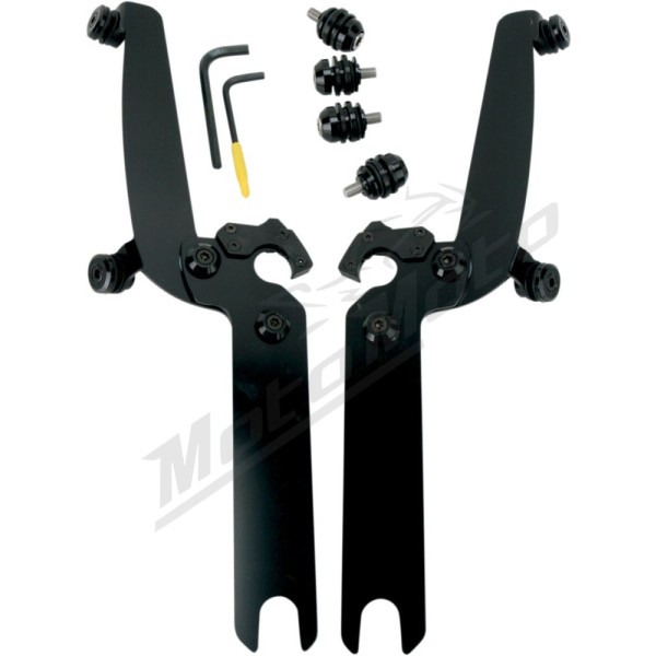 MEMPHIS SHADES HD Sportshield Trigger-Lock Complete Mount Kit Harley Davidson FLS / FLSTC / FLSTF / FLSTFI / FLSTN 1340-1800 84-17