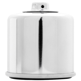 K&N Oil filter Chrome Arctic Cat / Kymco / Suzuki / Aprilia / Cagiva / Kawasaki 400-1500cc 87-21