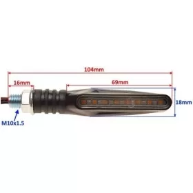 Universal turn signals LED 2pcs