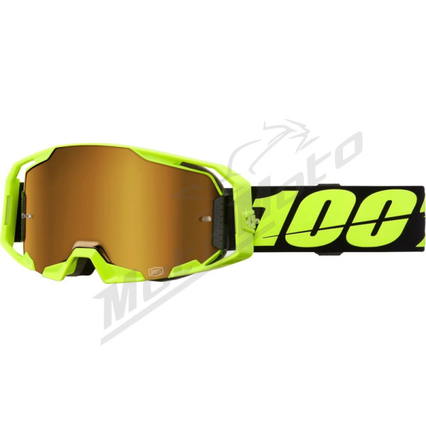 100% Armatic Goggle (Mirror lens) Yellow