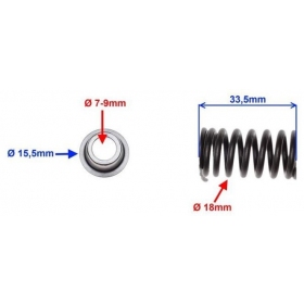 Valve spring, rubber, rentainer kit SYM ORBIT 25-50cc 2007-2012