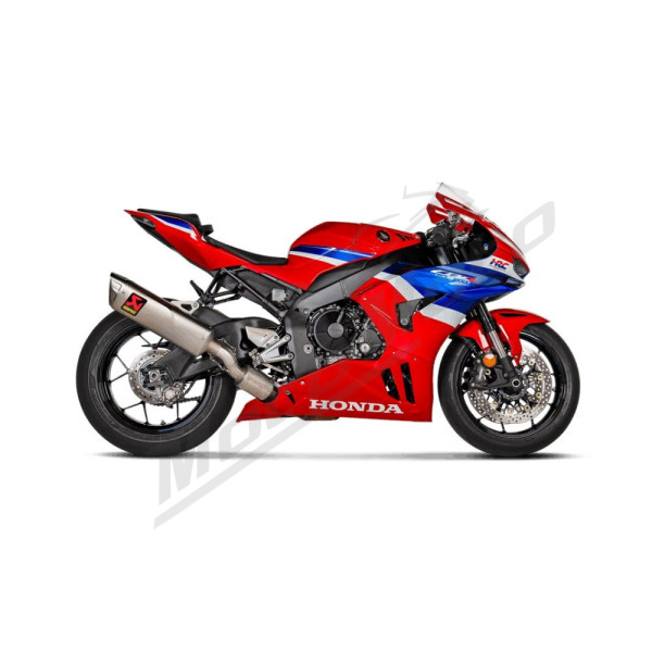 AKRAPOVIC Slip-On Line Muffler Titanium / Stainless Steel Honda CBR 1000RR-R 24-25
