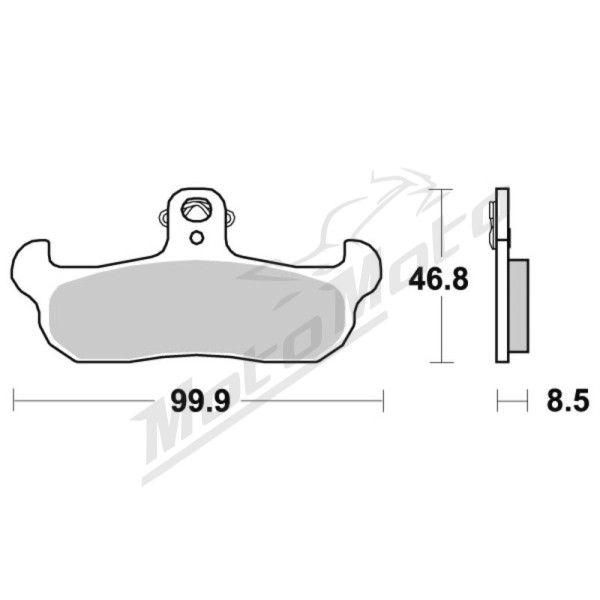  Sbs Brakepads Racing Sintered Aprilia / Cagiva / Gilera / HM / Husaberg / Husqvarna / Moto Morini / Yamaha 125-610cc 87-99