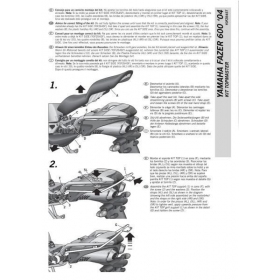 Daiktadėžės laikiklis YAMAHA FZ6 N/S 2004-2012