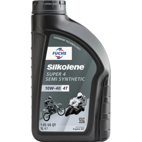 Silkolene Super 4 10W-40 Oil Semi-synthetic - 4T - 1L