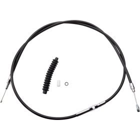 DRAG SPECIALTIES High-Efficiency Black Vinyl Clutch Cable Harley Davidson FLD / FLHR / FLHRC / FLHRS / FLHRSE3 1450-1800cc 06-16