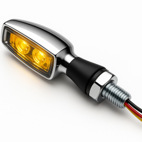 HIGHSIDER Pro Blaze Universal Turn Signals Chrome 2pcs