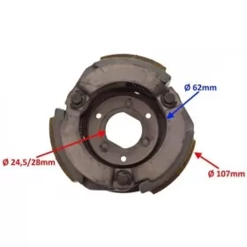 Clutch standart GY6 125-150cc Ø107