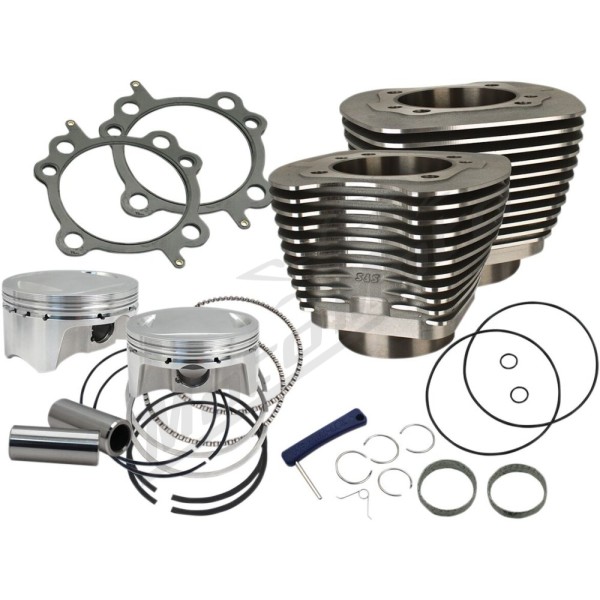S&S CYCLE Bolt-In Sidewinder® 4" Big Bore Kits Harley Davidson FLHR / FLHRC / FLHRCI 1450-1550cc 99-06