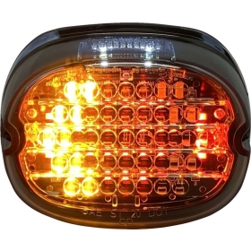 CUSTOM DYNAMICS Low Profile LED Taillight with Integrated Auxiliary Turn Signals Harley Davidson FLD / FLH 1450-1977cc 99-24