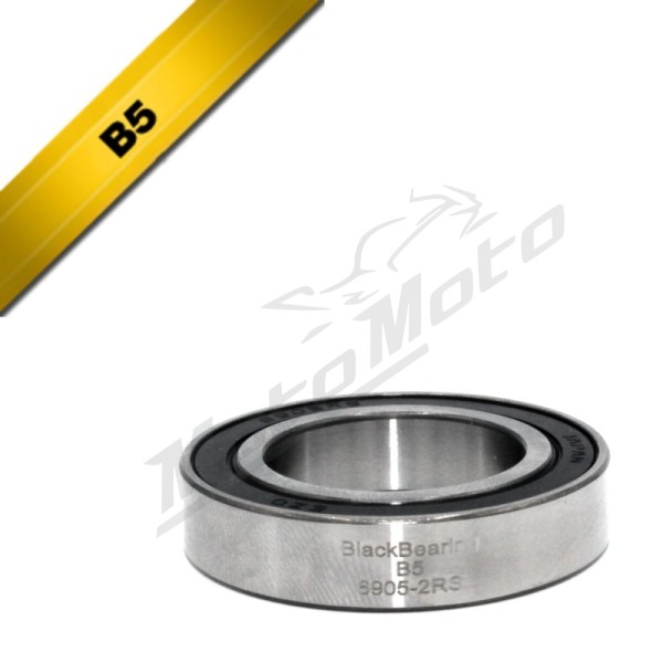 BLACK BEARING B5 Bearing 25x42x9 mm 6905-2RS
