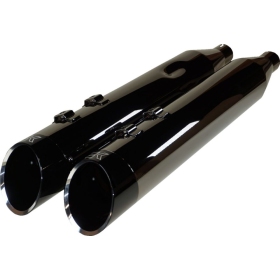 KHROME WERKS 4-1/2" HP-Plus® Slip-On Mufflers Harley Davidson FLH / FLHFB / FLHR / FLHRXS / FLHT / FLHX / FLHXSE / FLTRXS / FLTRXSE 1750-1977 17-25