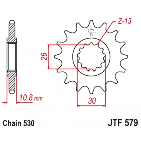 Priekinė žvaigždutė JTF579RB