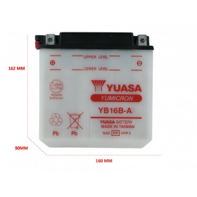 Battery YB16BA YUASA 12V 16Ah