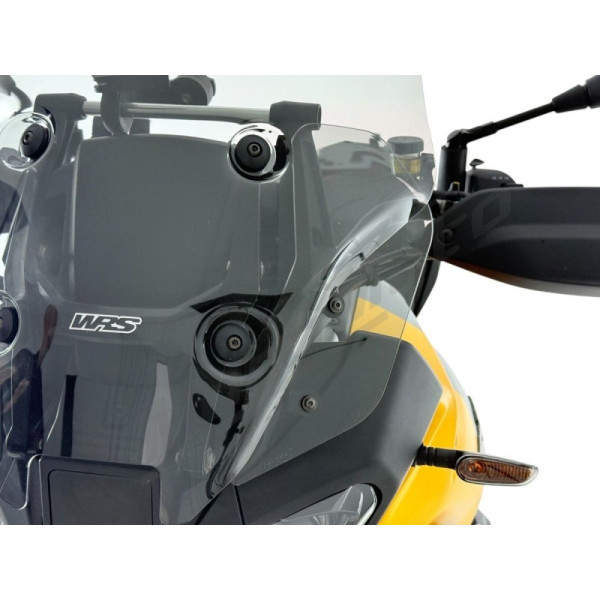 WRS MG009F Side Deflectors Smoke Moto Guzzi Stelvio 1000 ABS 2024