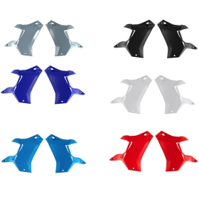 Racetech (rtech) radiator caps (left/right) t7 revolution yamaha tenere 700 '19-'24 color black