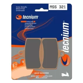 TECNIUM Maxi Scooter Sintered Metal Brake pads MSS321 Aprilia / Derbi / Honda / Peugeot / Rieju 50-400cc 06-17