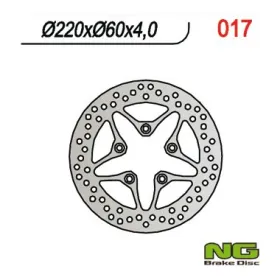 NG BRAKES Priekinis/galinis fiksuotas stabdžių diskas 220mm Aprilia / Derbi 100-200cc 96-13
