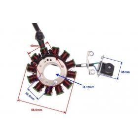 Stator ignition SHINERAY XY250ST-9E STIXE 250cc 4T 12coils