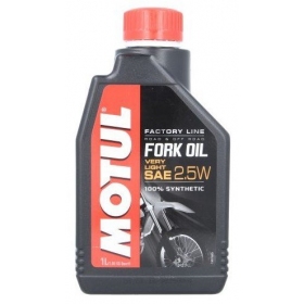 Amortizatorių alyva sintetinė MOTUL FORK OIL FACTORY LINE VERY LIGHT 2.5W - 1L