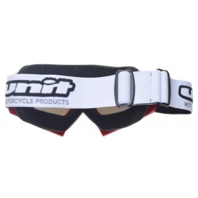 Off Road goggles red UNIT M18 (tinted lens)