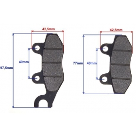 Brake pads MAXTUNED FT3063 / MCB689 STANDARD