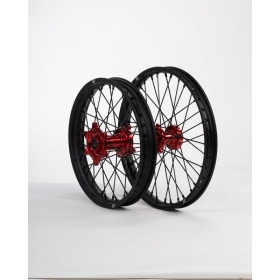 Sixty5 HONDA CRF250-450 13-24 Black/Red 1.6-21/2.15-19 wheel set
