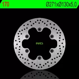 NG BRAKES 170 Round Fixed Brake Disc KAWASAKI GPZ / GTR 600-1000 83-93