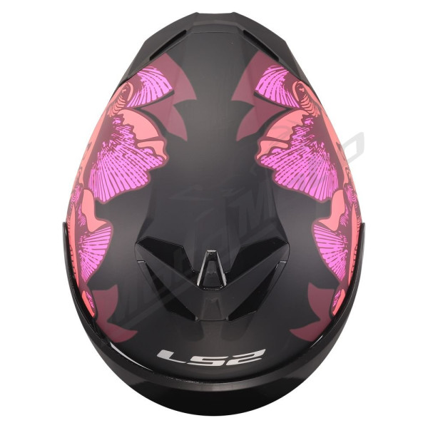 Helmet LS2 FF820 RAPID 3 POPPIES 2