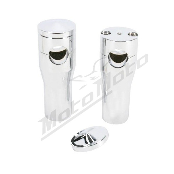 ACCUTRONIX Elite Custom Billet Aluminum Risers 2pc. Harley Davidson FLSTS / FLSTSC / FLSTSCI / FLSTSI / FXSTS / FXSTSI / TXSTSSE 1340-1800 88-09