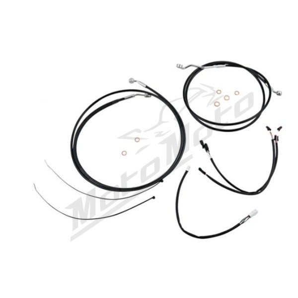 MAGNUM SHIELDING XR Handlebar Installation Kit Black/Chrome 38/43cm Harley Davidson FLRT / FLTRT 1868 21-24