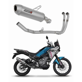 CF MOTO 450 MT 2024 Full Exhaust System Collector Silencer S6 + dB killer
