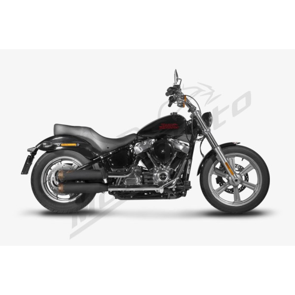 ZARD Overlapped Slip-Ons Muffles Harley Davidson FXBB / FXBBS / FXST / FXLRST 1750-1923cc 18-24